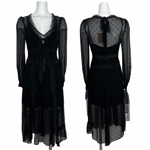 Stevie May Dresses & Skirts - Stevie May Dysania Midi Dress XS Lace Gothic